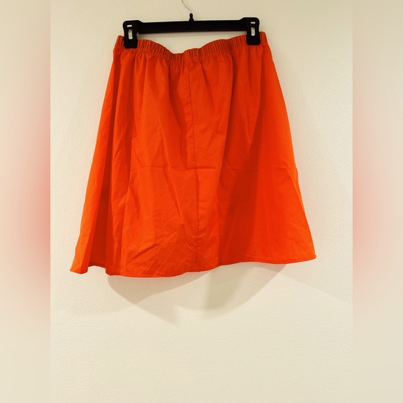 NWT Asymmetrical Short Front Longer Back Orange L size - Picture 3 of 4